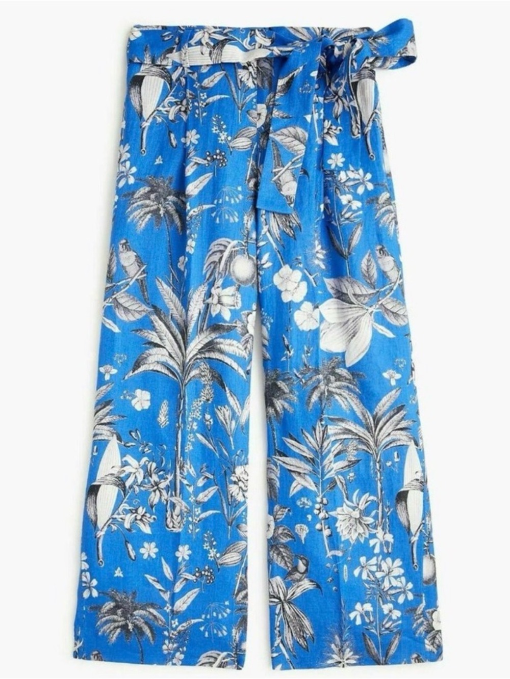 J. Crew 100% Linen Ratti Tropical Pants